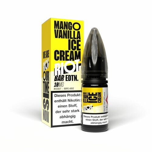Riot Salt BAR EDTN Mango Vanilla Ice Cream 10mg (mit Steuerbanderole)