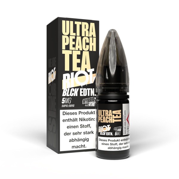 Riot Salt NS Ultra Peach Tea 5mg (mit Steuerbanderole)