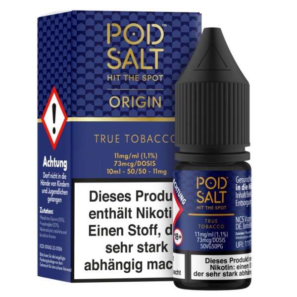 Pod Salt True Tobacco 11mg Nikotin Salz (mit Steuerbanderole)