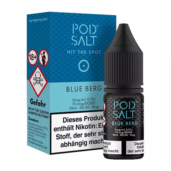Pod Salt Blue Berg 11mg Nikotin (mit Steuerbanderole)
