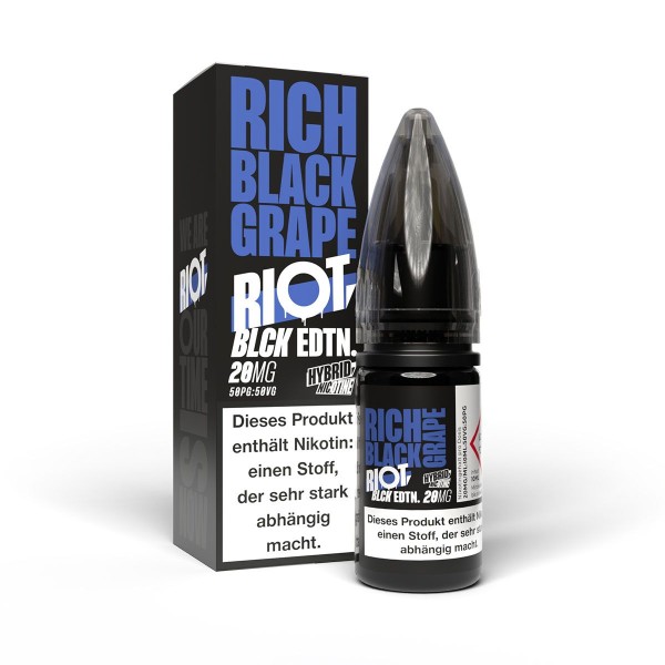Riot Salt NS Rich Black Grape 20mg (mit Steuerbanderole)