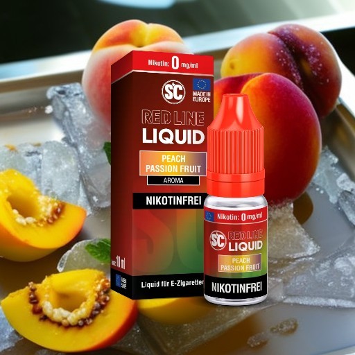 SC Red Line Peach Passion Fruit Nikotinfrei (mit Steuerbanderole)