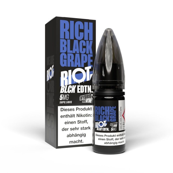 Riot Salt NS Rich Black Grape 5mg (mit Steuerbanderole)
