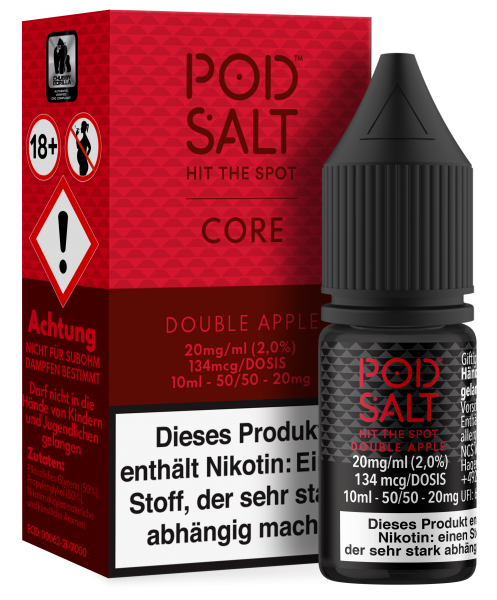 Pod Salt Core Double Apple 20mg Nikotin Salz (mit Steuerbanderole)