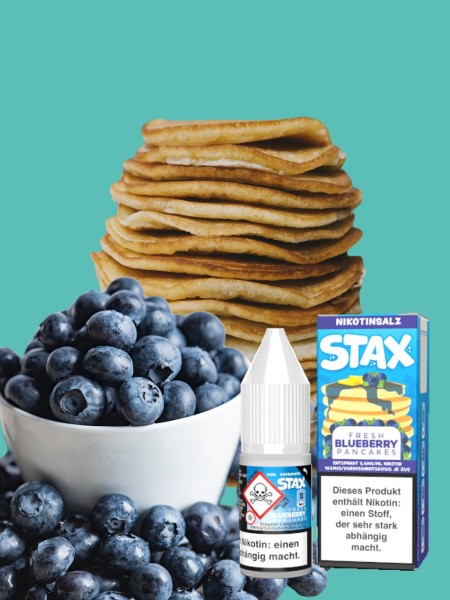 Strapped STAX Fresh Blueberry Pancakes (mit Steuerbanderole)