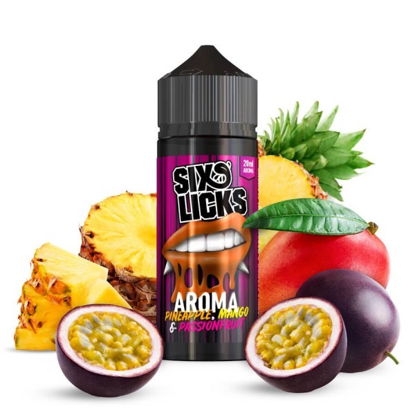 Six Licks Aroma Pineapple Mango Passionfruit