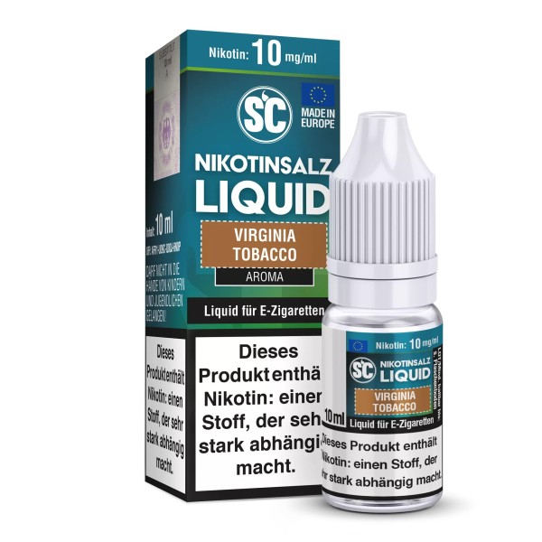 SC Nikotinsalz Virgina Tobacco 10mg (mit Steuerbanderole)