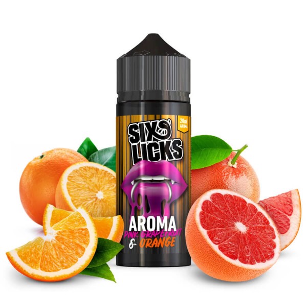 Six Licks Aroma Pink Grapefruit Orange