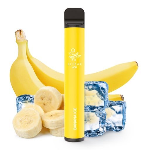 ELFBAR 600 Banana Ice 0mg / Nikotinfrei (mit Steuerbanderole)