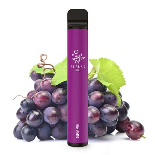 ELFBAR 600 Grape 0mg / Nikotinfrei (mit Steuerbanderole)