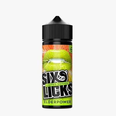 Six Licks Elderpower Limited Edition 100ml+