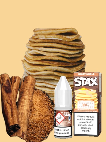 Strapped STAX Cinnamon Roll Pancakes (mit Steuerbanderole)