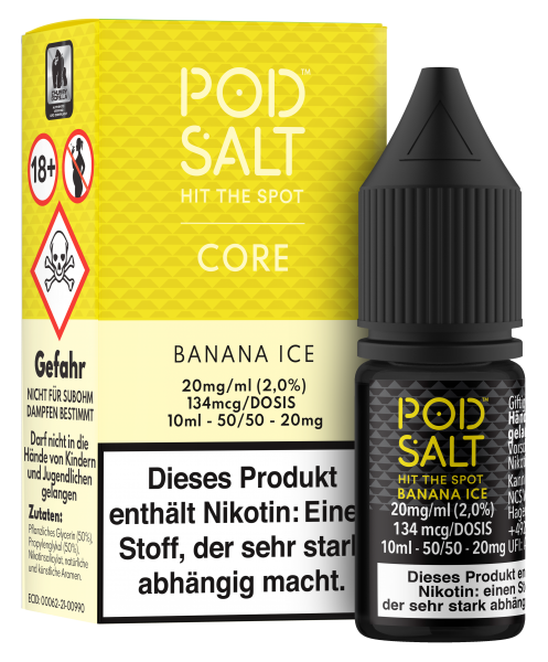 Pod Salt Core Banana Ice 20mg Nikotin Salz
