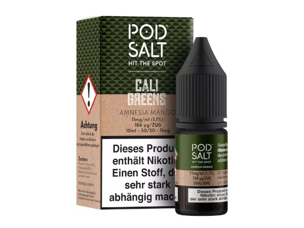 Pod Salt Amnesia Mango 11mg Nikotin Salz (mit Steuerbanderole)