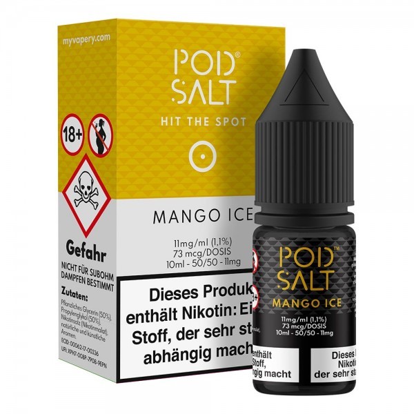 Pod Salt Mango Ice 11mg Nikotin Salz (mit Steuerbanderole)