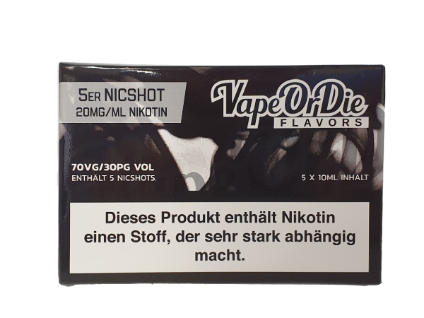 Nikotin Shot 70/30 5er Pack