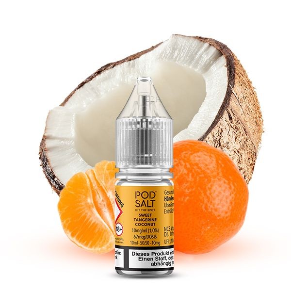 Pod Salt Xtra - Sweet Tangerine Coconut NS (mit Steuerbanderole)