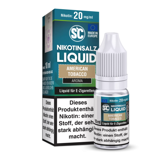 SC Nikotinsalz American Tobacco 10mg (mit Steuerbanderole)