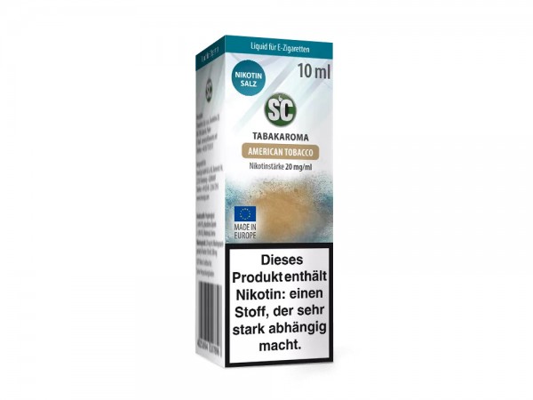 SC Nikotinsalz Liquid, 10ml, American Tobacco 20mg