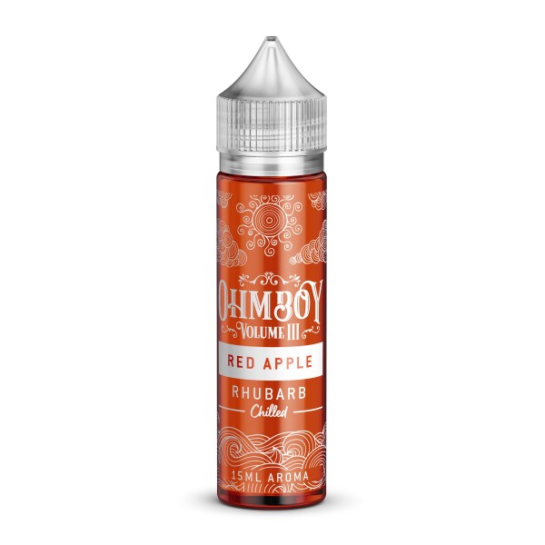 Ohmboy Rhubarb Chilled Red Apple Aroma (mit Steuerbanderole)