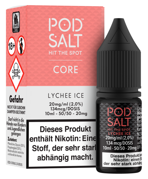 Pod Salt Core Lychee Ice 11mg Nikotin Salz